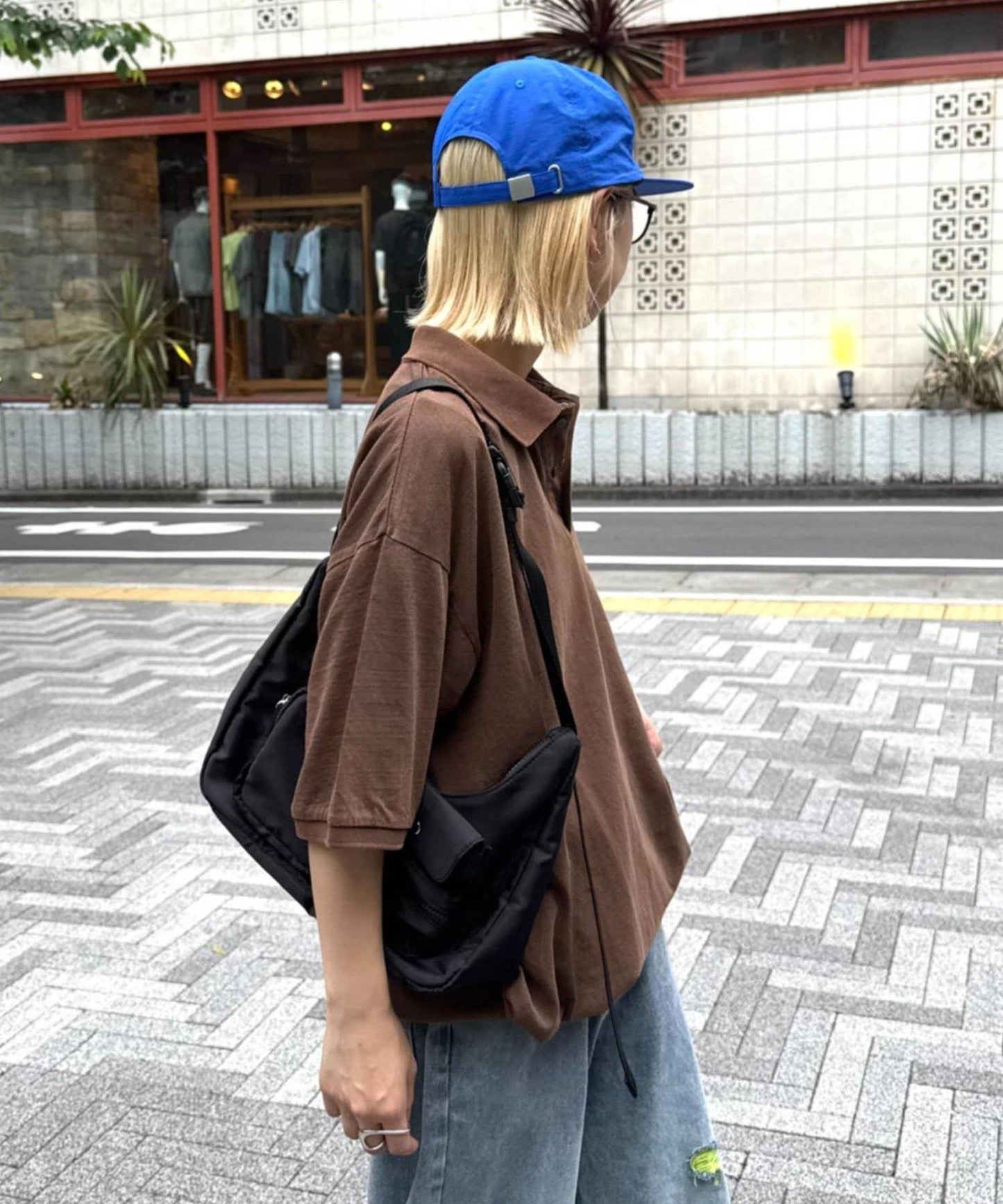 顏料染網眼POLO衫