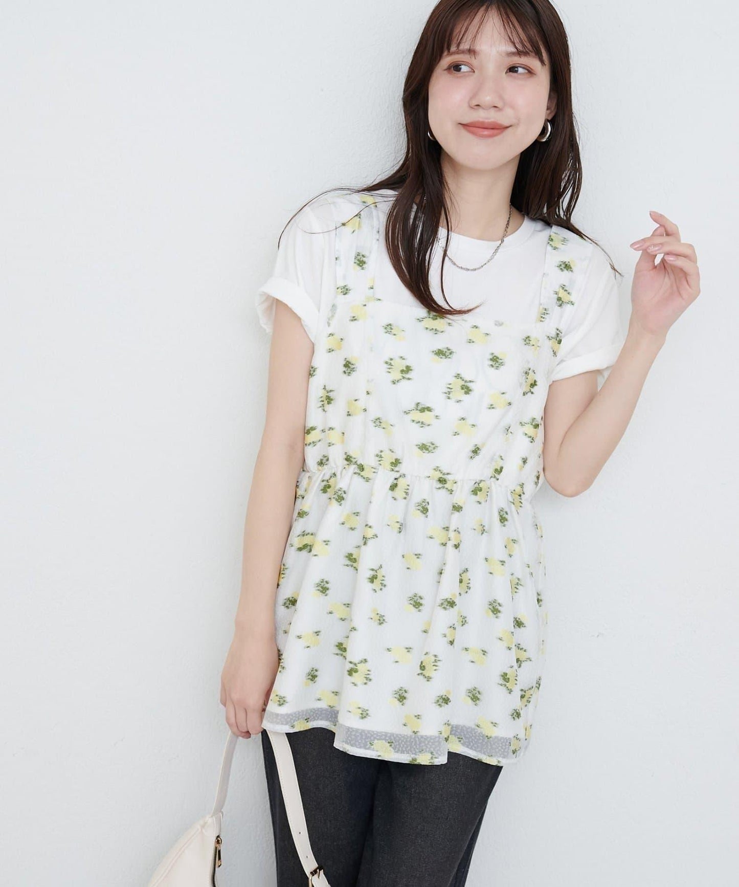 natural couture 提花上衣