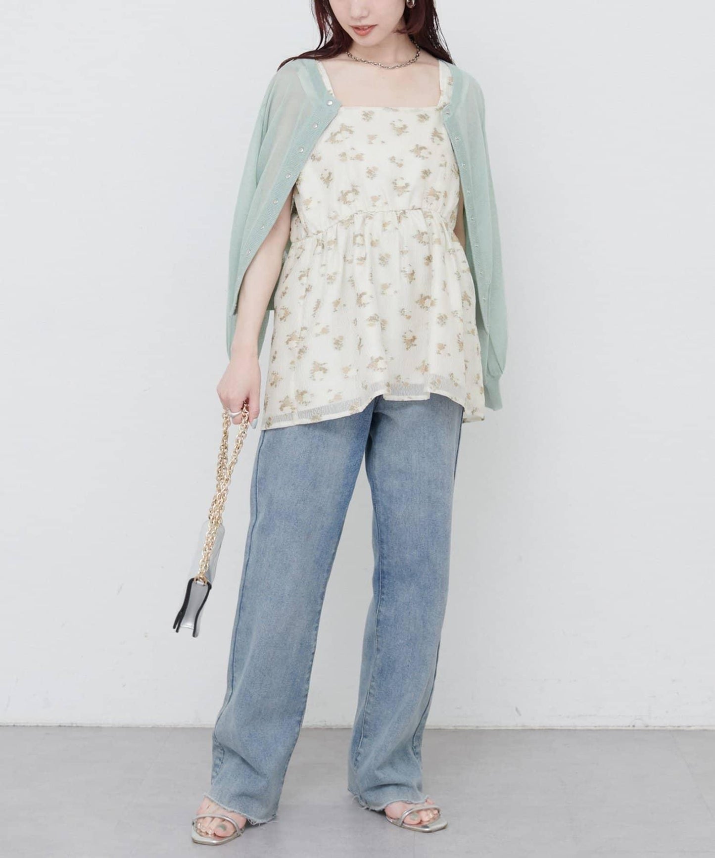 natural couture 提花上衣