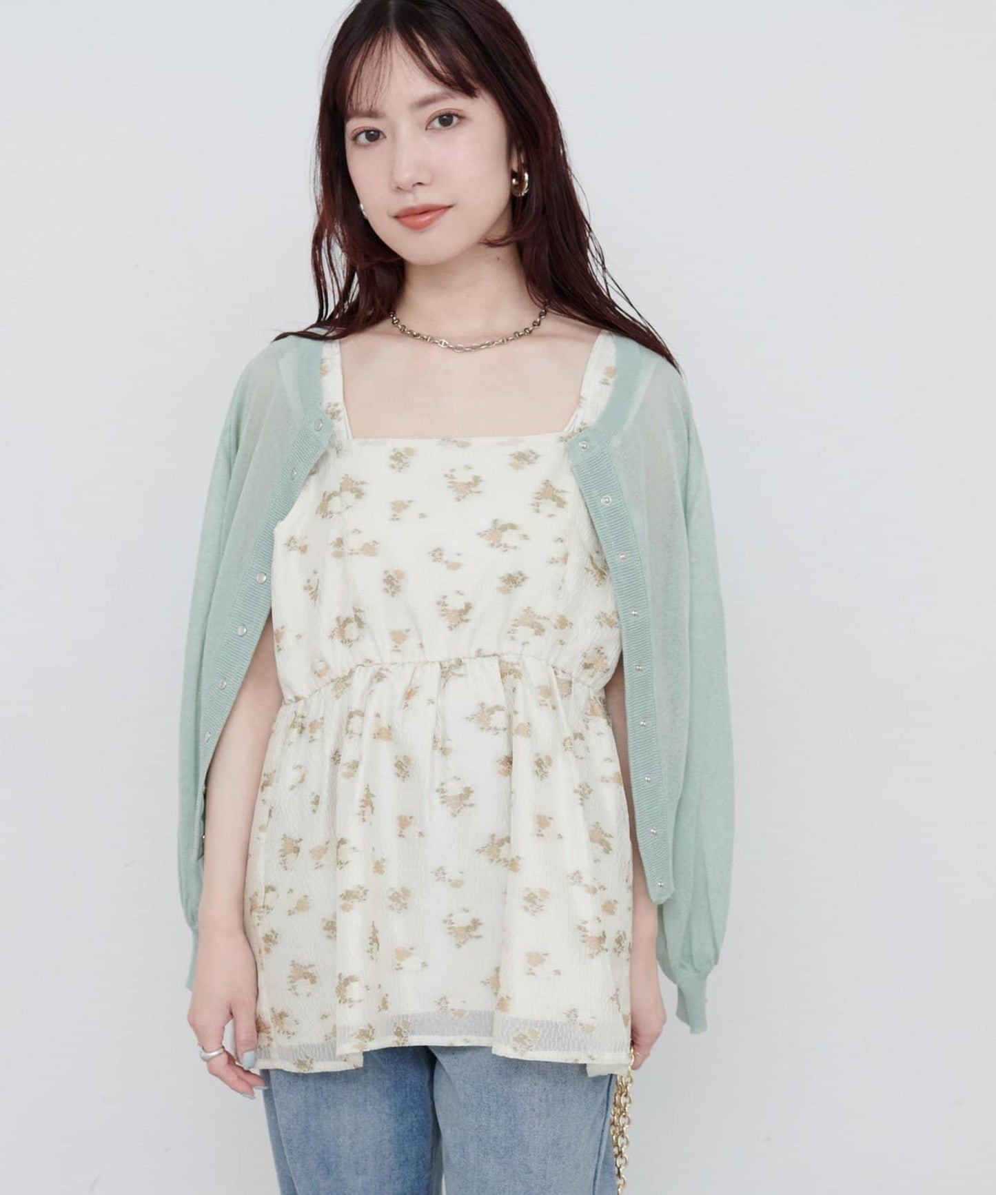 natural couture 提花上衣