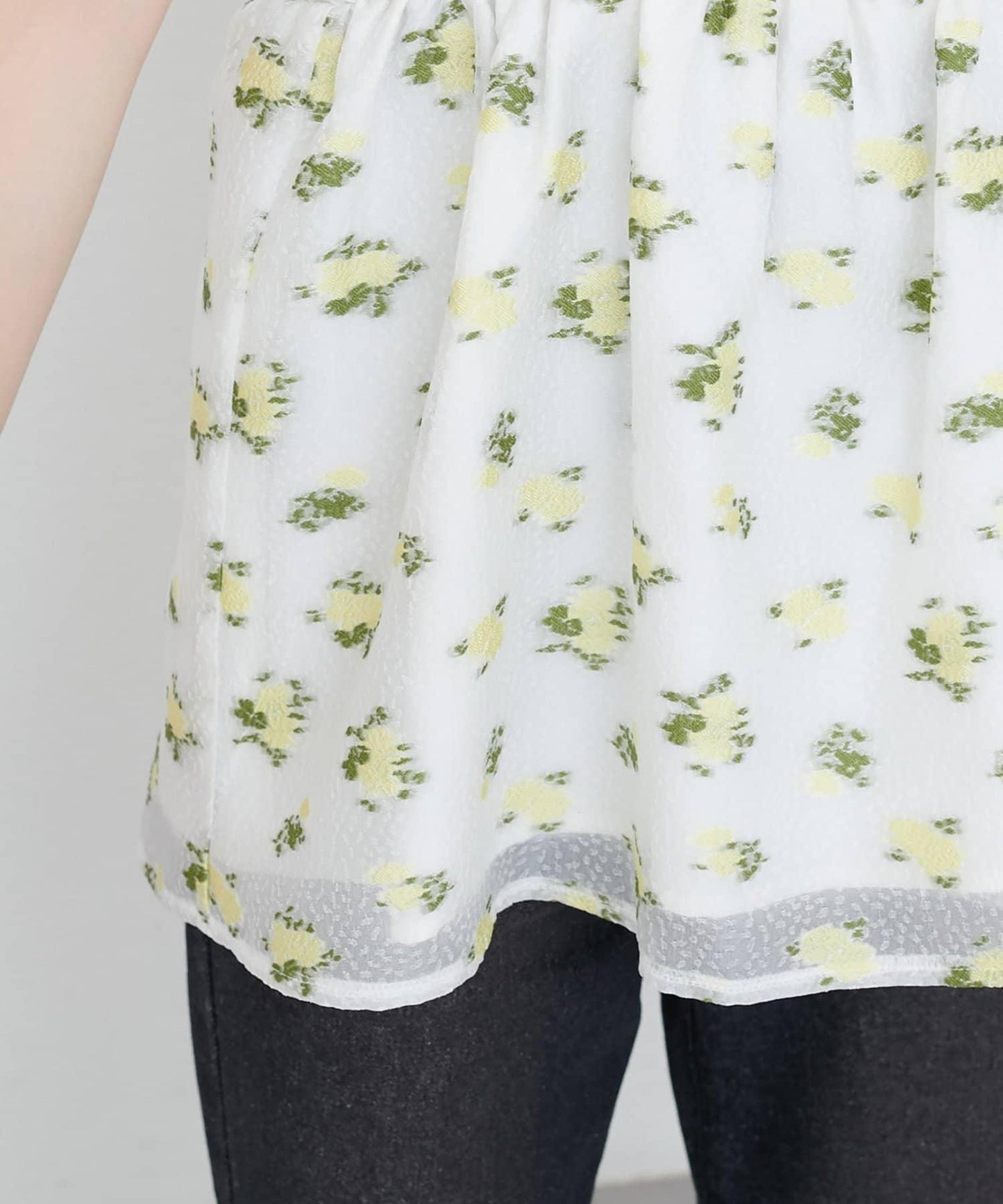natural couture 提花上衣