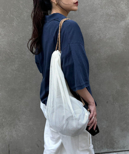 顏料染網眼POLO衫