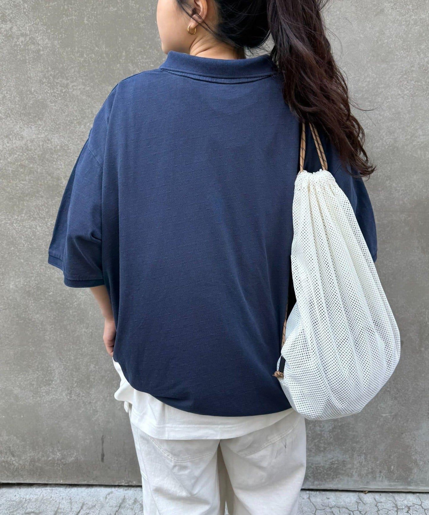 顏料染網眼POLO衫