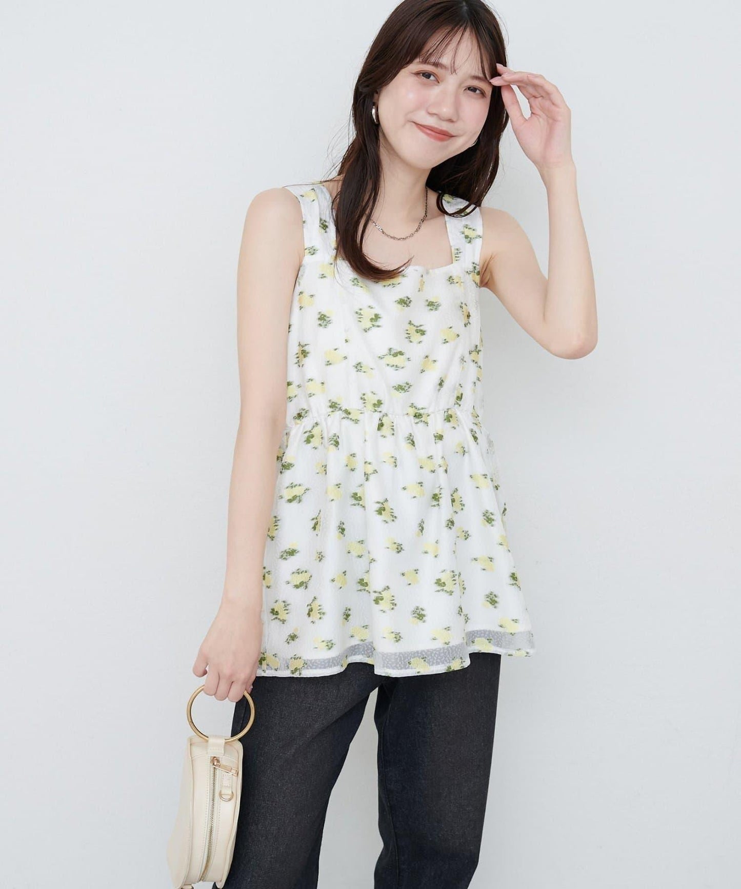 natural couture 提花上衣