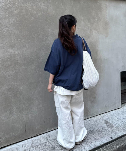 顏料染網眼POLO衫