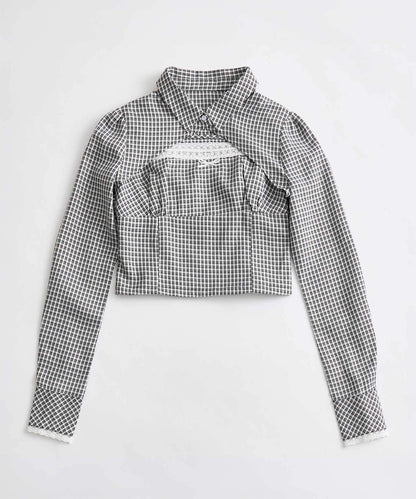 Belle Charme 襯衫束胸上衣套裝