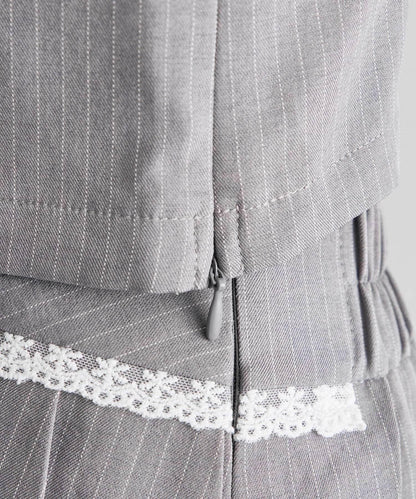 Belle Charme 襯衫束胸上衣套裝
