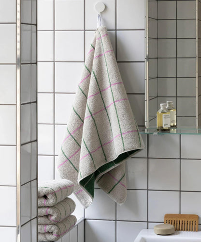WARMGREYTAIL TILE FACETOWEL 面巾