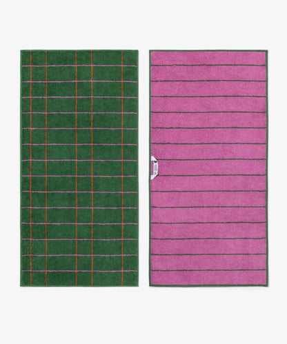 WARMGREYTAIL TILE FACETOWEL 面巾