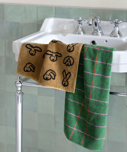WARMGREYTAIL TILE FACETOWEL 面巾