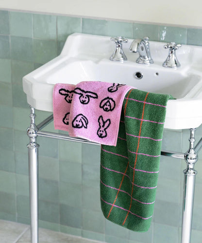 WARMGREYTAIL TILE FACETOWEL 面巾