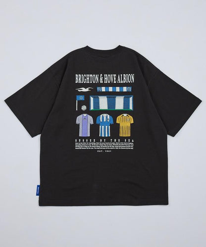 Brighton & Hove Albion FC SEAGULLS 球衣圖案 印花短袖T恤