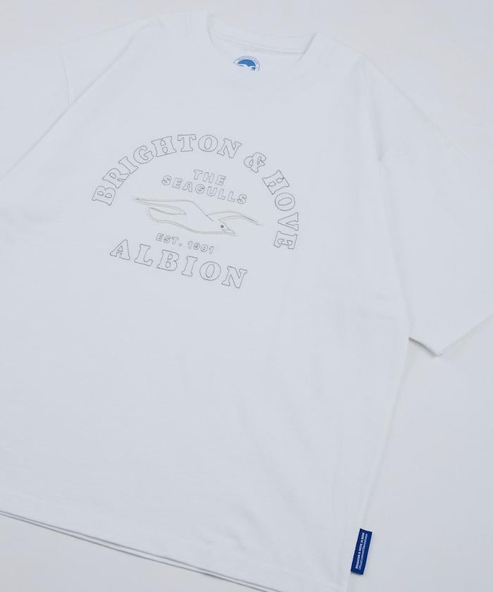 Brighton & Hove Albion FC SEAGULLS HERITAGE LOGO 復古標誌印花短袖T恤