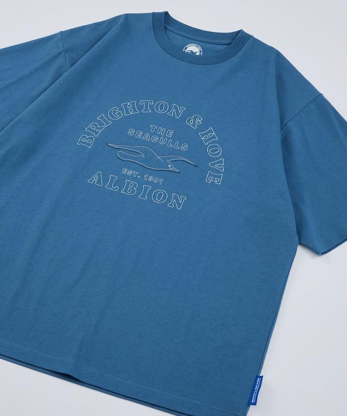 Brighton & Hove Albion FC SEAGULLS HERITAGE LOGO 復古標誌印花短袖T恤