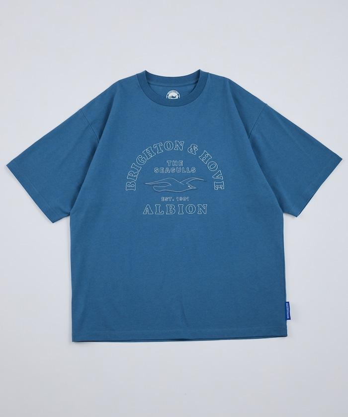 Brighton & Hove Albion FC SEAGULLS HERITAGE LOGO 復古標誌印花短袖T恤