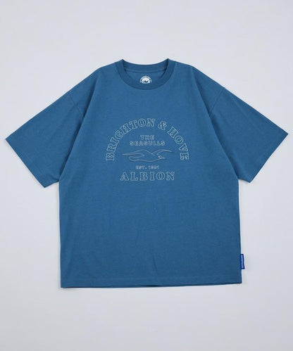 Brighton & Hove Albion FC SEAGULLS HERITAGE LOGO 復古標誌印花短袖T恤