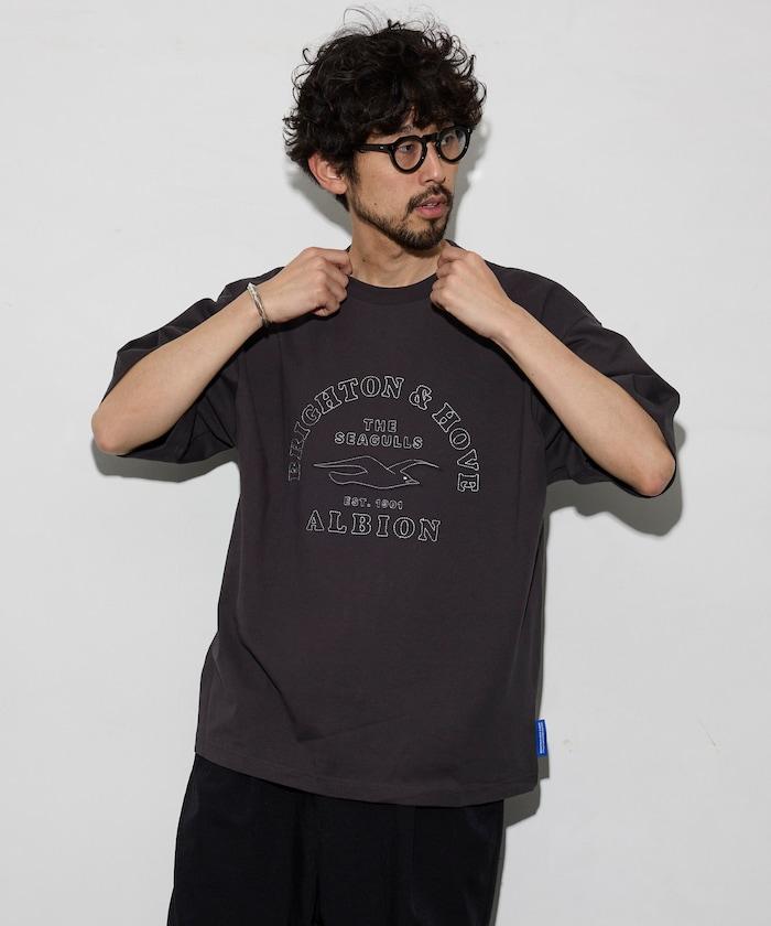Brighton & Hove Albion FC SEAGULLS HERITAGE LOGO 復古標誌印花短袖T恤