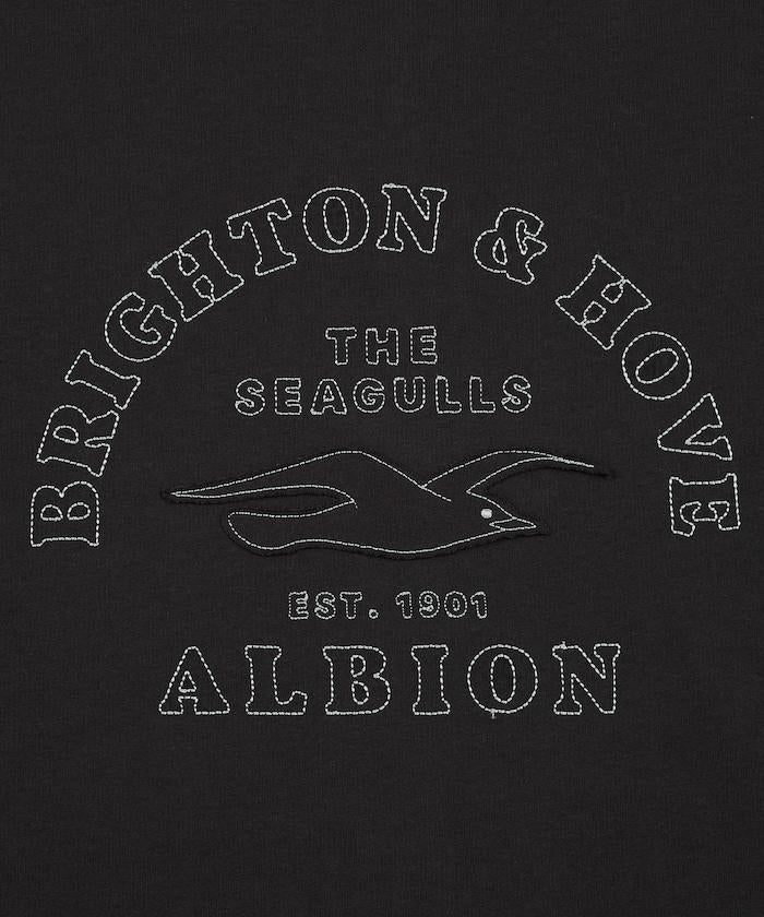 Brighton & Hove Albion FC SEAGULLS HERITAGE LOGO 復古標誌印花短袖T恤