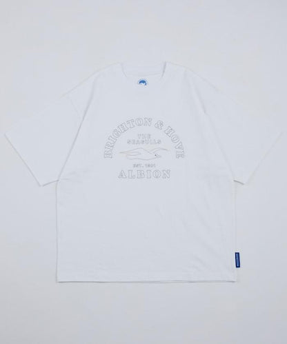 Brighton & Hove Albion FC SEAGULLS HERITAGE LOGO 復古標誌印花短袖T恤