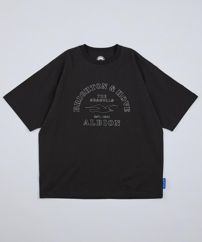 Brighton & Hove Albion FC SEAGULLS HERITAGE LOGO 復古標誌印花短袖T恤