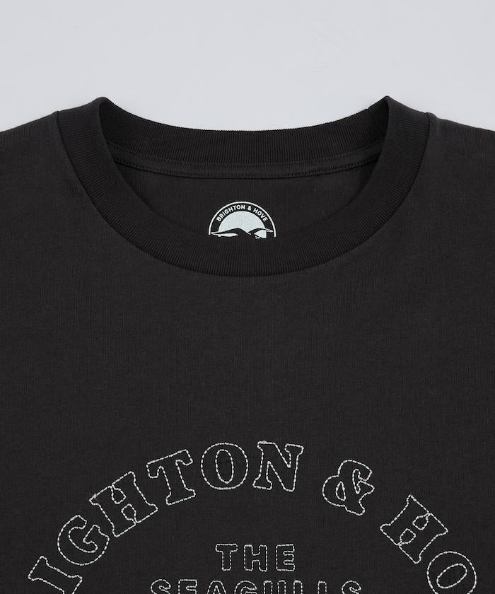 Brighton & Hove Albion FC SEAGULLS HERITAGE LOGO 復古標誌印花短袖T恤