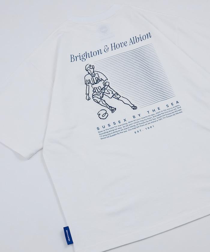 Brighton & Hove Albion FC SEAGULLS PLAYER LINE TEE T恤