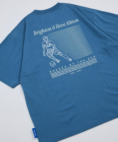 Brighton & Hove Albion FC SEAGULLS PLAYER LINE TEE T恤