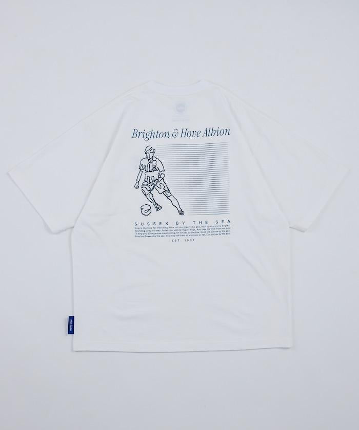 Brighton & Hove Albion FC SEAGULLS PLAYER LINE TEE T恤