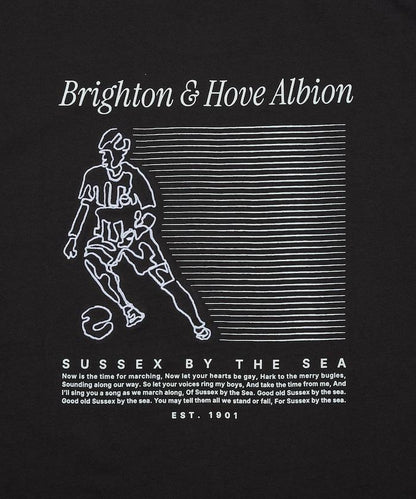 Brighton & Hove Albion FC SEAGULLS PLAYER LINE TEE T恤