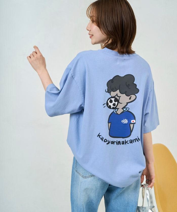 kaoyorinakami × FREAK'S STORE 聯名 足球男孩圖案T恤