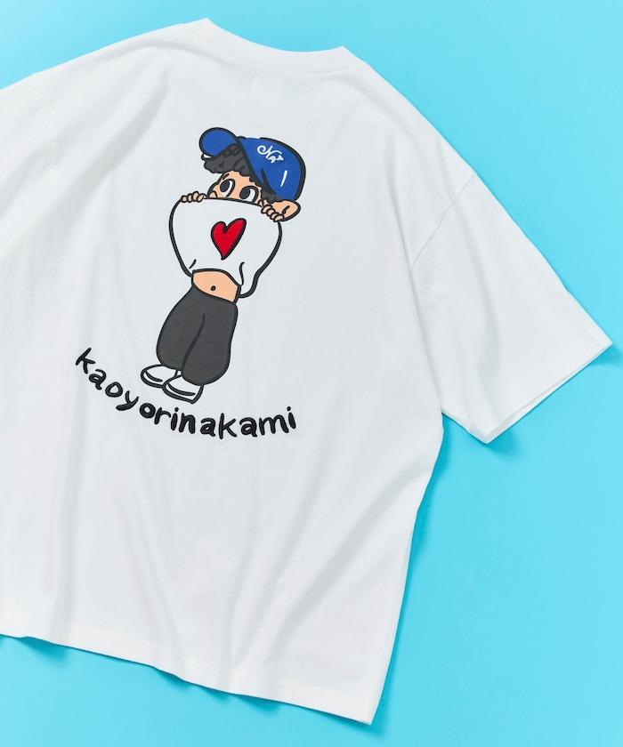 kaoyorinakami × FREAK'S STORE カオヨリナカミ 聯名 露臍男孩印花 T恤