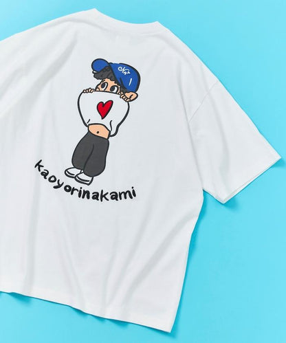 kaoyorinakami × FREAK'S STORE カオヨリナカミ 聯名 露臍男孩印花 T恤