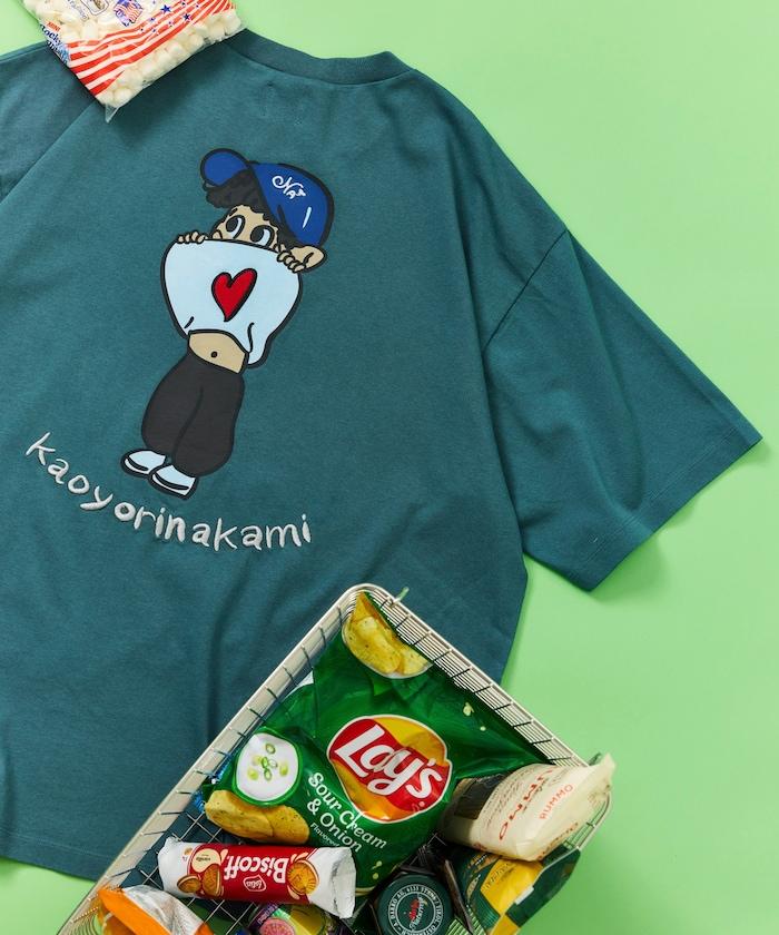 kaoyorinakami × FREAK'S STORE カオヨリナカミ 聯名 露臍男孩印花 T恤