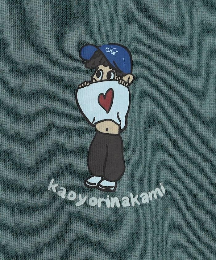 kaoyorinakami × FREAK'S STORE カオヨリナカミ 聯名 露臍男孩印花 T恤