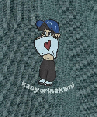 kaoyorinakami × FREAK'S STORE カオヨリナカミ 聯名 露臍男孩印花 T恤