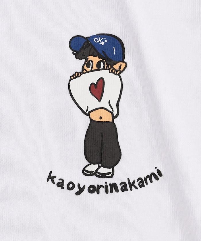 kaoyorinakami × FREAK'S STORE カオヨリナカミ 聯名 露臍男孩印花 T恤