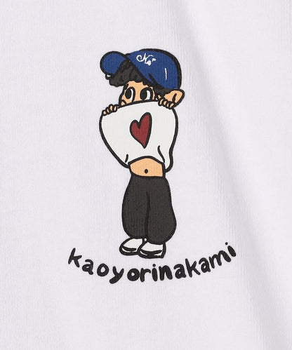 kaoyorinakami × FREAK'S STORE カオヨリナカミ 聯名 露臍男孩印花 T恤