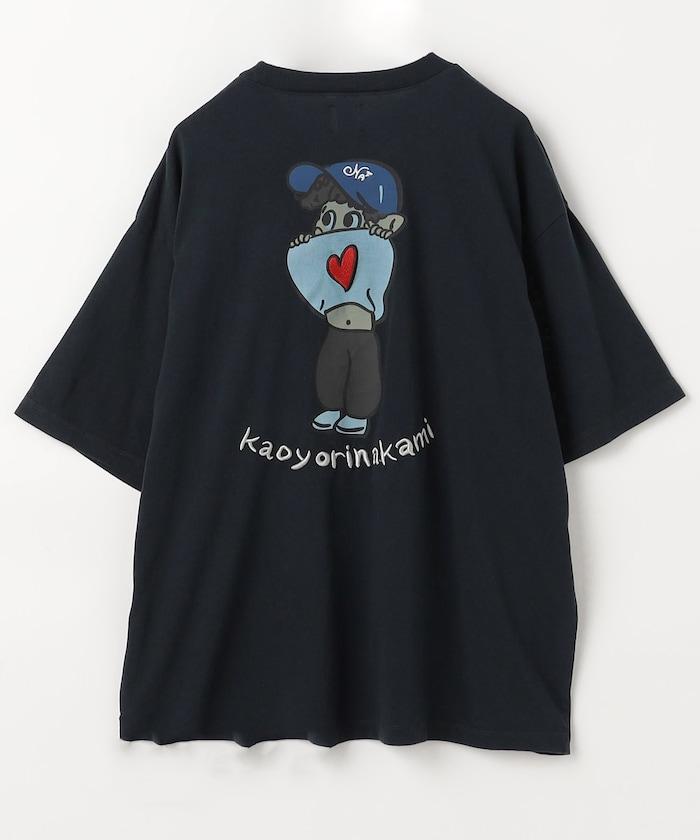 kaoyorinakami × FREAK'S STORE カオヨリナカミ 聯名 露臍男孩印花 T恤