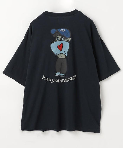 kaoyorinakami × FREAK'S STORE カオヨリナカミ 聯名 露臍男孩印花 T恤