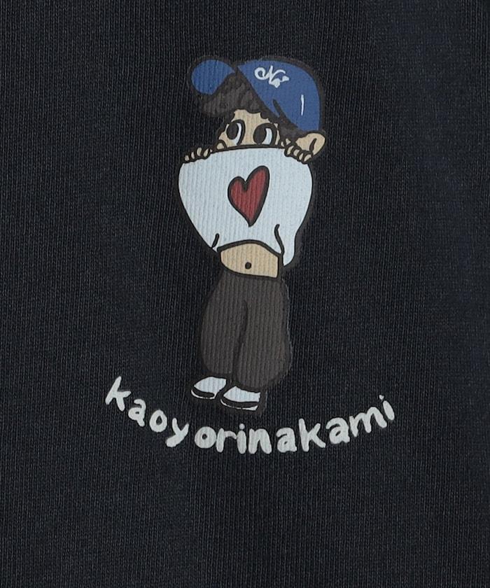 kaoyorinakami × FREAK'S STORE カオヨリナカミ 聯名 露臍男孩印花 T恤
