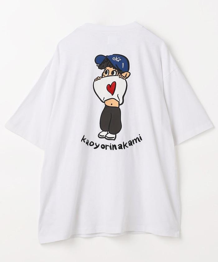 kaoyorinakami × FREAK'S STORE カオヨリナカミ 聯名 露臍男孩印花 T恤