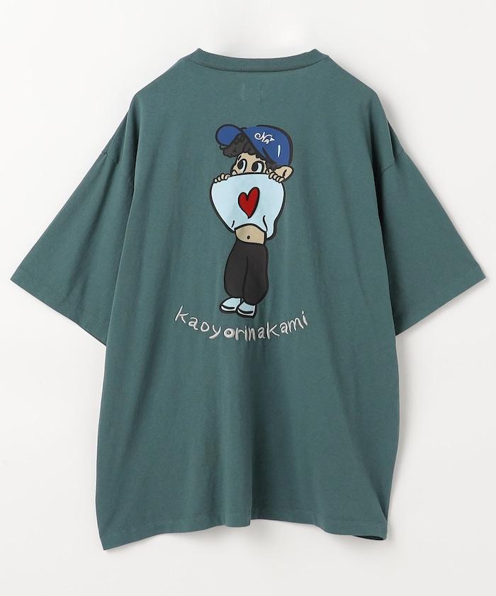 kaoyorinakami × FREAK'S STORE カオヨリナカミ 聯名 露臍男孩印花 T恤