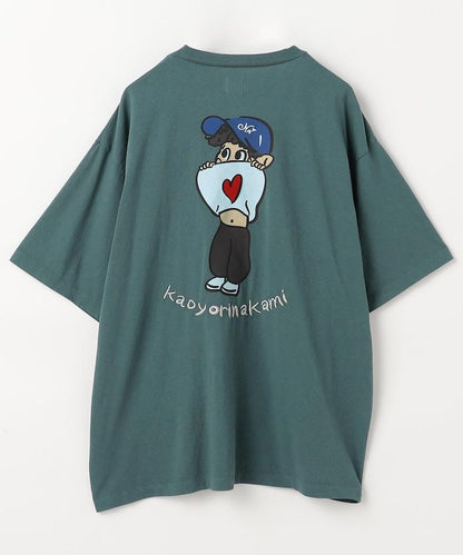 kaoyorinakami × FREAK'S STORE カオヨリナカミ 聯名 露臍男孩印花 T恤