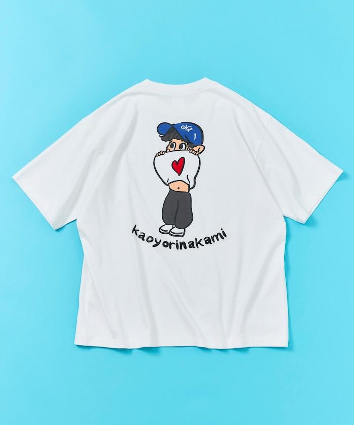 kaoyorinakami × FREAK'S STORE カオヨリナカミ 聯名 露臍男孩印花 T恤