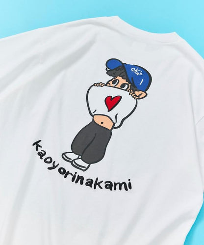 kaoyorinakami × FREAK'S STORE カオヨリナカミ 聯名 露臍男孩印花 T恤