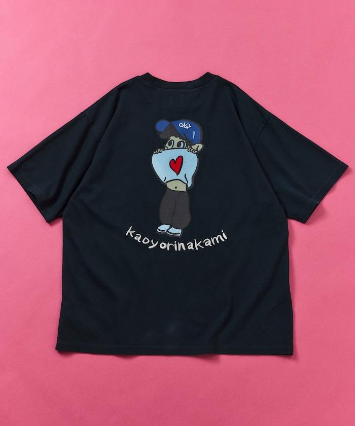 kaoyorinakami × FREAK'S STORE カオヨリナカミ 聯名 露臍男孩印花 T恤