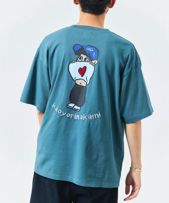 kaoyorinakami × FREAK'S STORE カオヨリナカミ 聯名 露臍男孩印花 T恤