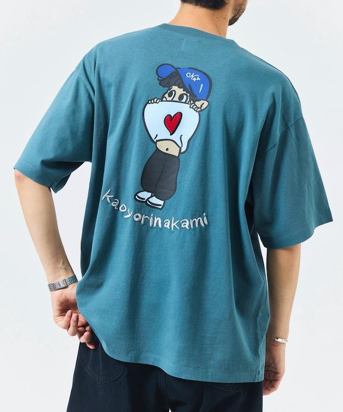 kaoyorinakami × FREAK'S STORE カオヨリナカミ 聯名 露臍男孩印花 T恤