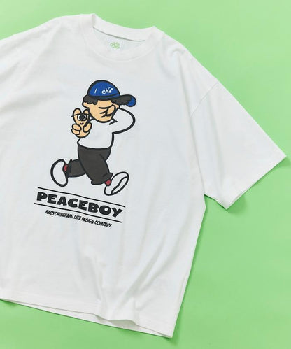 kaoyorinakami × FREAK'S STORE カオヨリナカミ  和平男孩圖案 T恤
