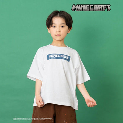 マインクラフト（我的世界） icon block 後背圖案 短袖T恤